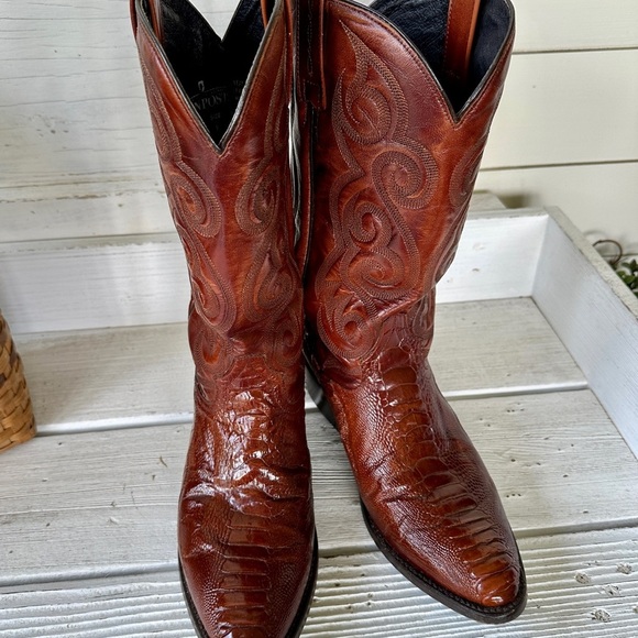 DAN POST, #26636, MENS, BELLEVUE, WESTERN BOOT IN 100% LEATHER. SIZE 9 - Picture 5 of 14
